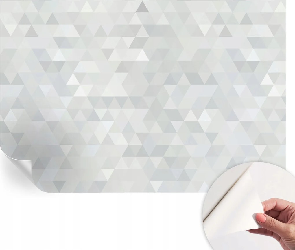 Fotótapéta Dekoratív Fali Tapéta Képekkel Szürke Mintás 104x70 cm