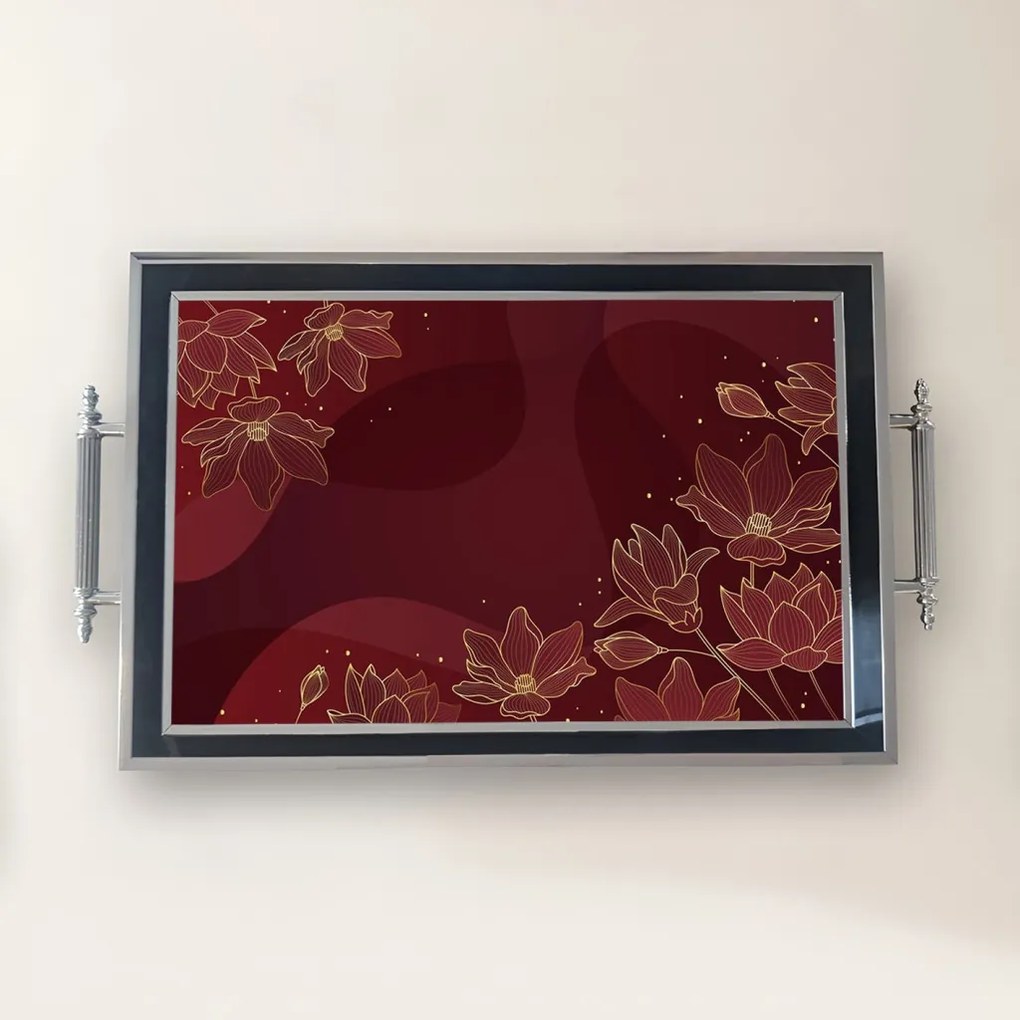 Üveg tálca, 38×24 cm – TPG9765