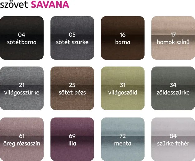 háromszemélyes kanapé, nyitható, barna Savana/minta, MILO