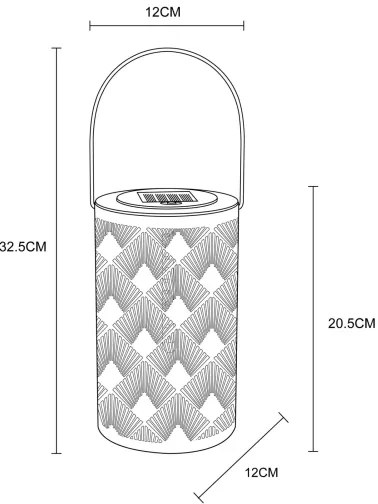 Globo 36658 - LED Napelemes lampion LED/0,5W/3V IP44