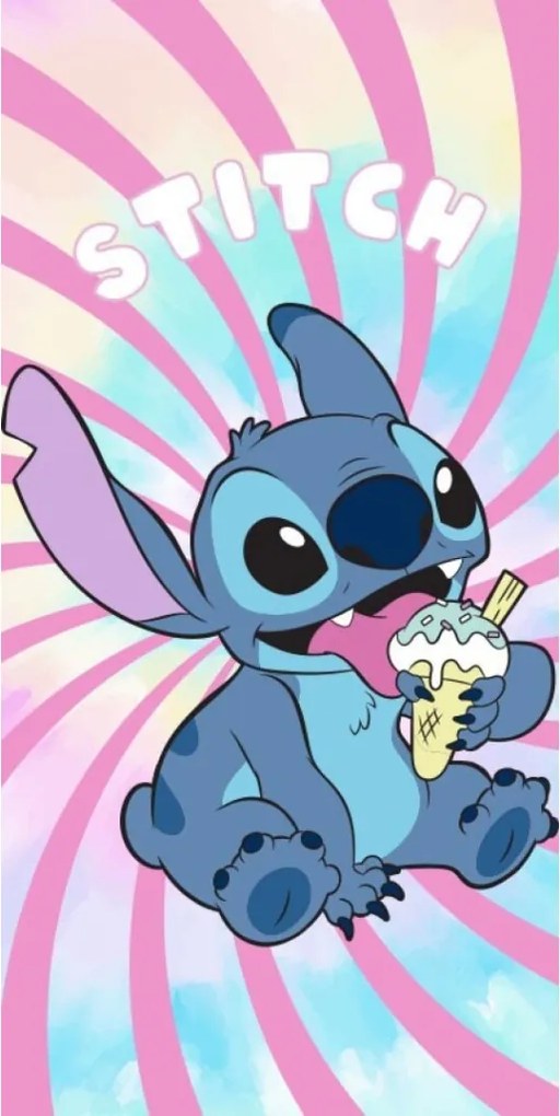Disney Lilo és Stitch, A csillagkutya Tasty Day Out fürdőlepedő, strand törölköző 70x140cm (Fast Dry)