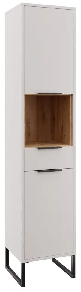 Szekrény Cubin 01 (fehér + artisan tölgy). 1119510