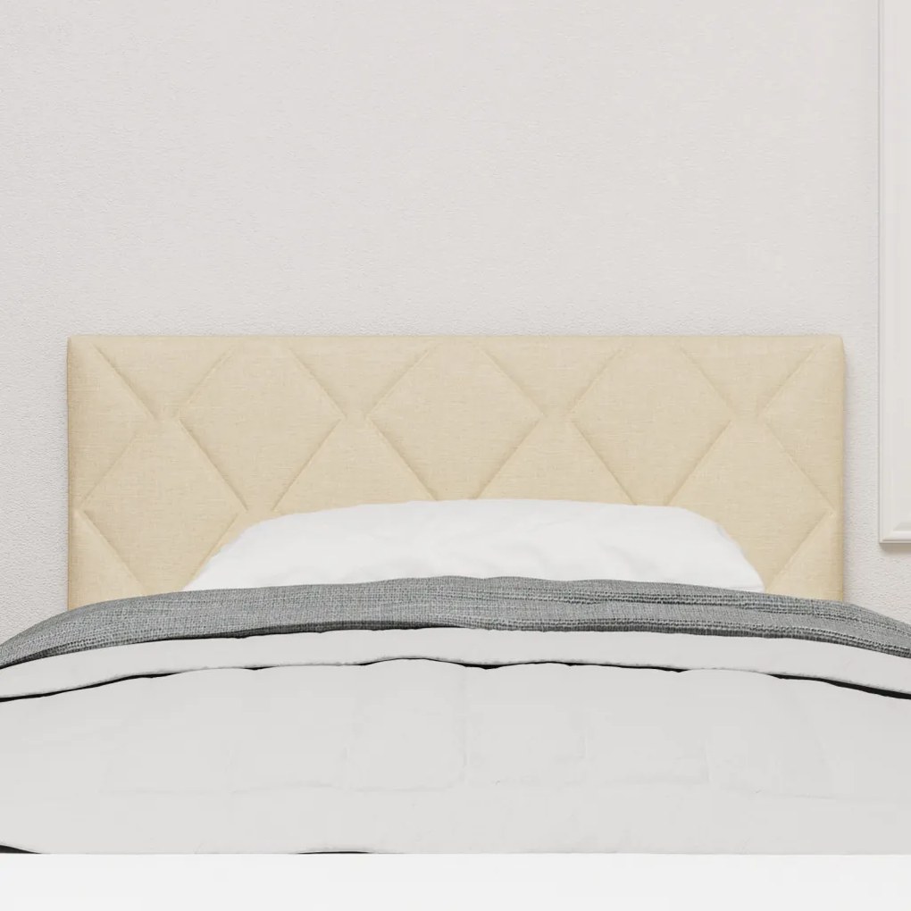 LED Fejtámla Gyémánt Blokkok Design Krém 90 cm Szövet