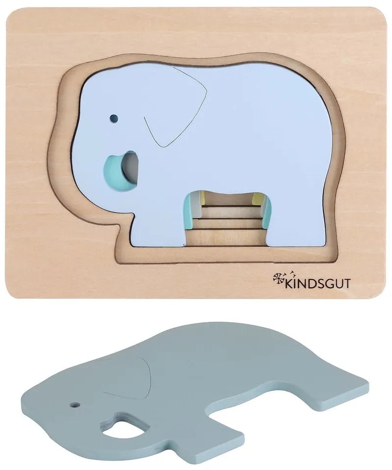 Elephant fa gyerek puzzle - Kindsgut