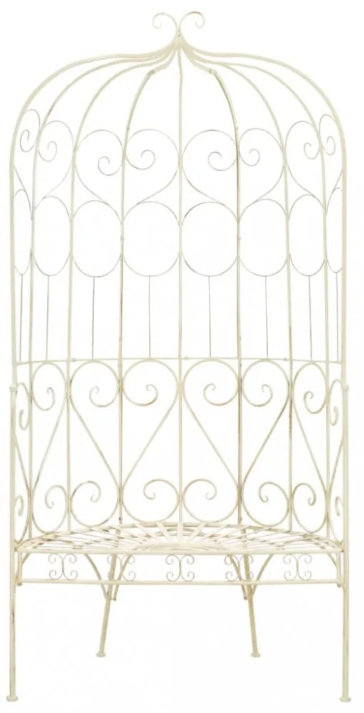 fehér antik vas kerti pad 95 cm