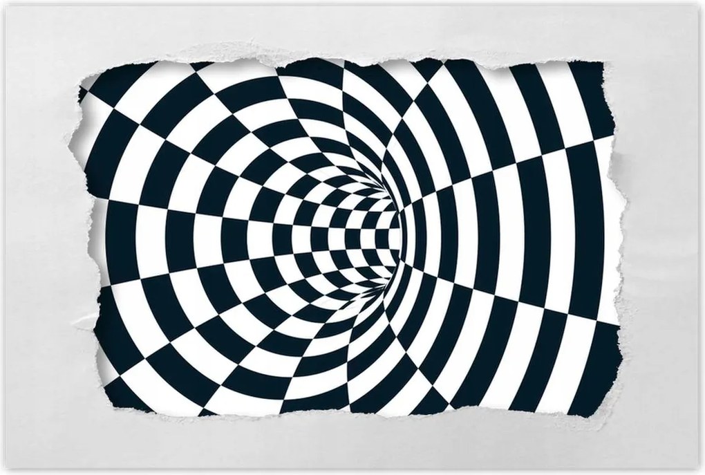 Poszterek 60x40 Absztrakt fekete-fehér