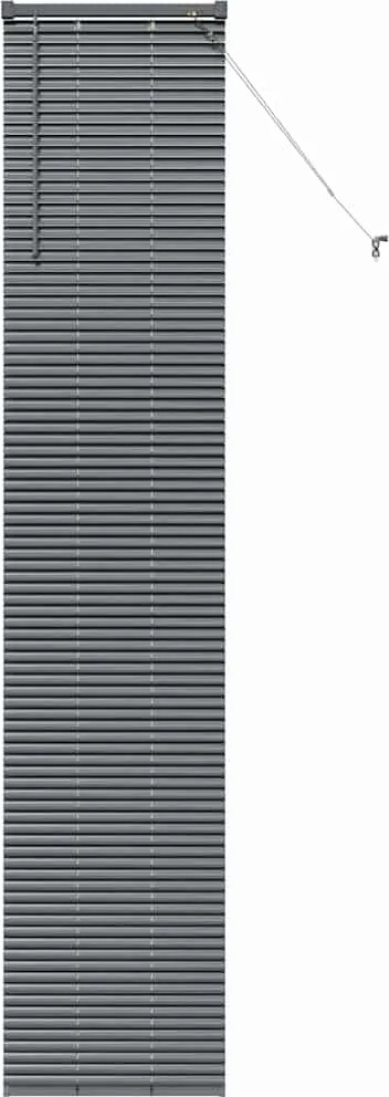 vidaXL Zsalugáter Redőnyök Sötétszürke 220 x 45 cm Alumínium