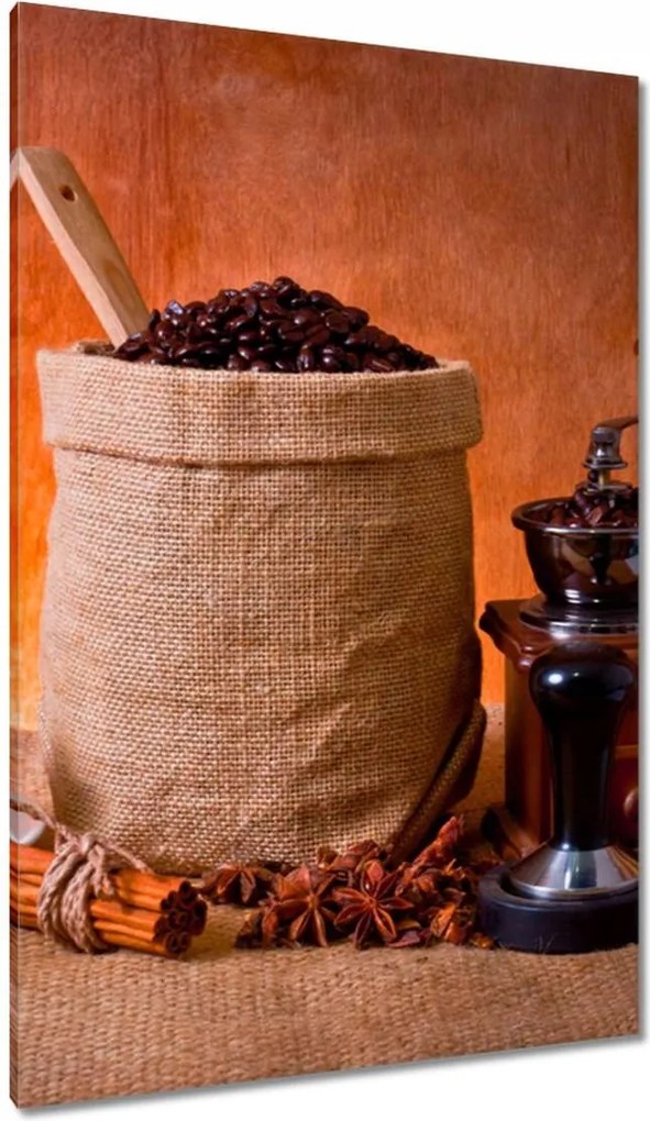 Vászonkép 80x120 Kávé