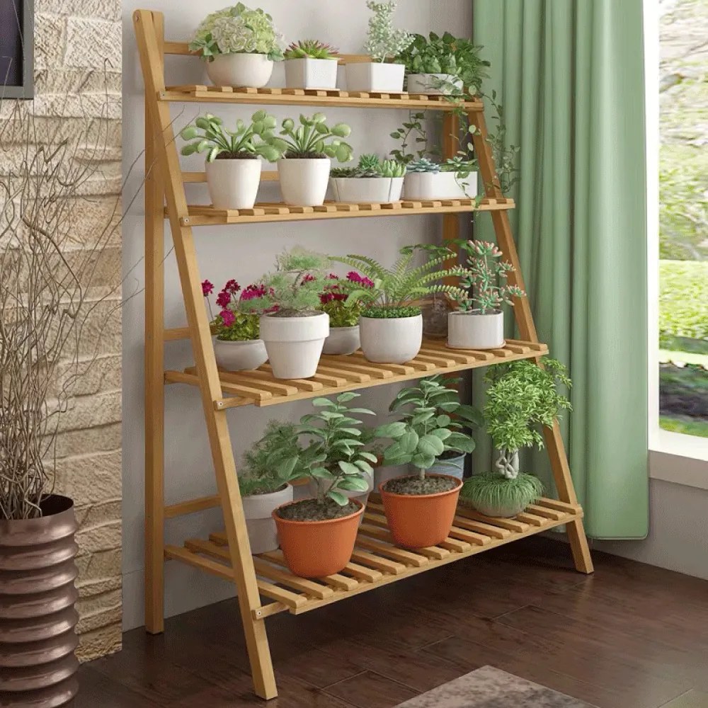 Összecsukható állvány, bambusz, NEPEL TYP 2 + ajándék