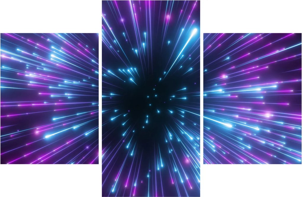 Kép - Neon tér (90x60 cm)