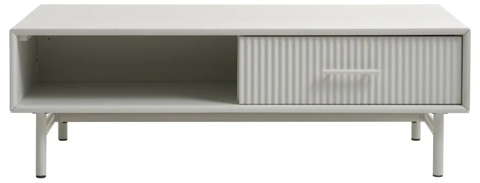 Világosszürke dohányzóasztal 60x120 cm Palma – Unique Furniture