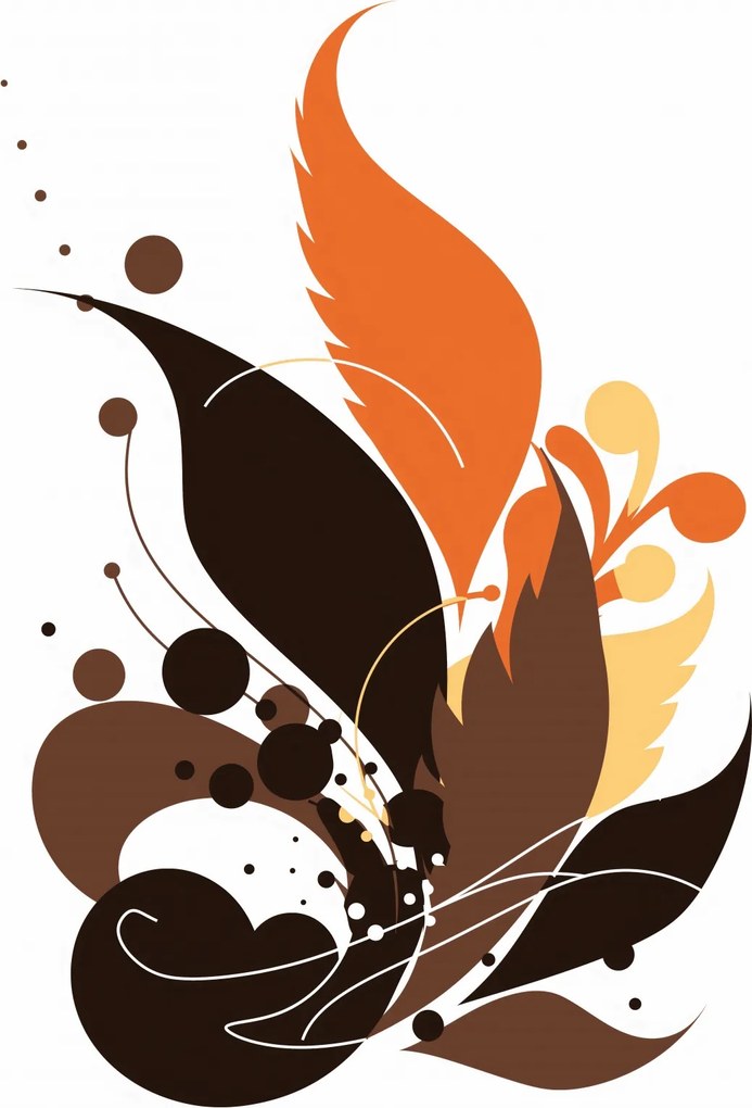 Poszter 30x45cm Őszi tűz