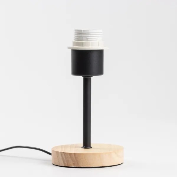Brilagi - BOBO WOOD asztali lámpa 1xE27/25W/230V tölgy/fekete/fehér/zöld/dzsungel