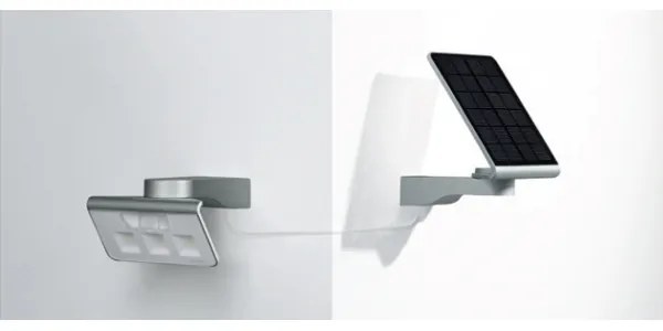 STEINEL 671006 - Napelemes érzékelő LED-reflektor XSolar L-S 0,5W/LED fehér IP44