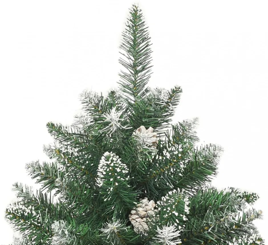 PVC műkarácsonyfa állvánnyal 120 cm