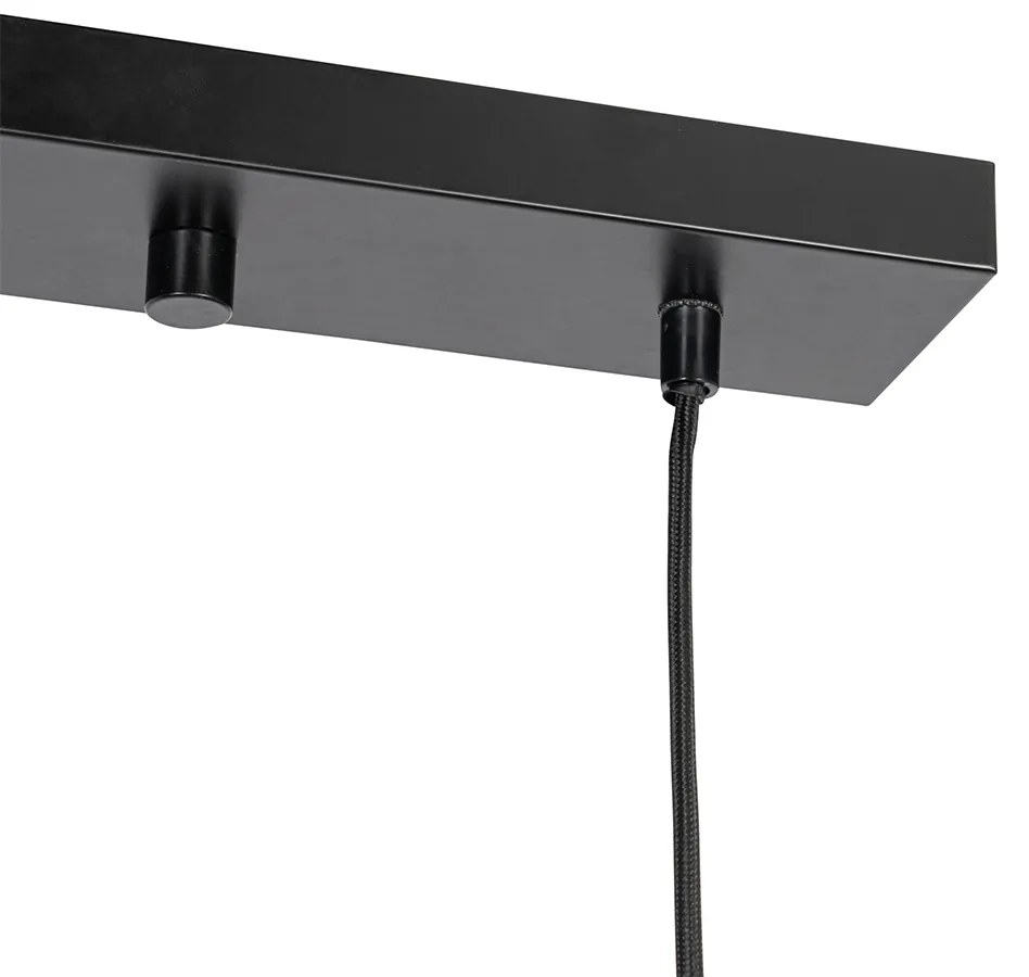 Keleti függőlámpa bambusz 3-lámpás téglalap - Amira