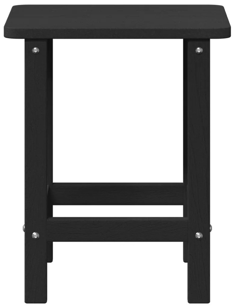 Adirondack oldalsó asztal Fekete 38x38x45 cm HDPE