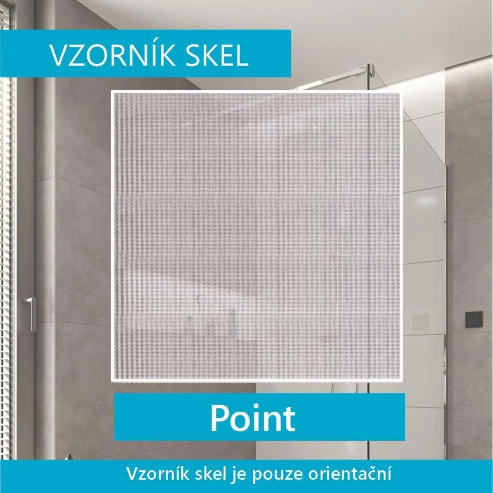 Mereo Mereo, Zuhanykabin, LIMA, négyzet, króm ALU, Pontos üveg, MER-CK608A22K