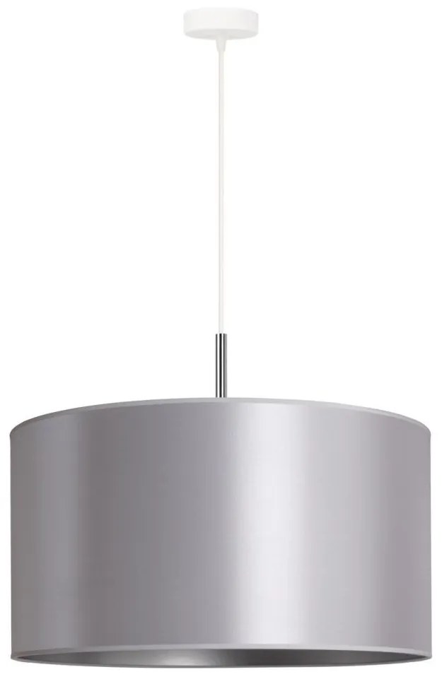 Duolla - Csillár zsinóron CANNES 1xE27/15W/230V á. 45 cm ezüst