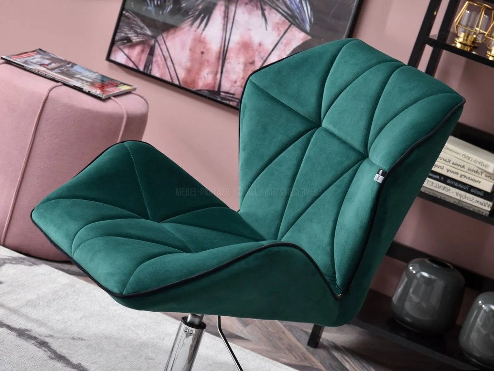 Fotel Velma S (zöld + fekete). 1110465