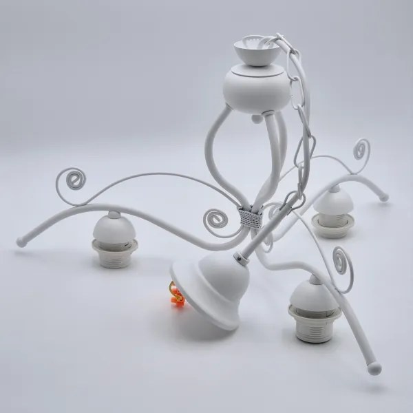 Csillár láncon RETRO II 3xE27/60W/230V fehér