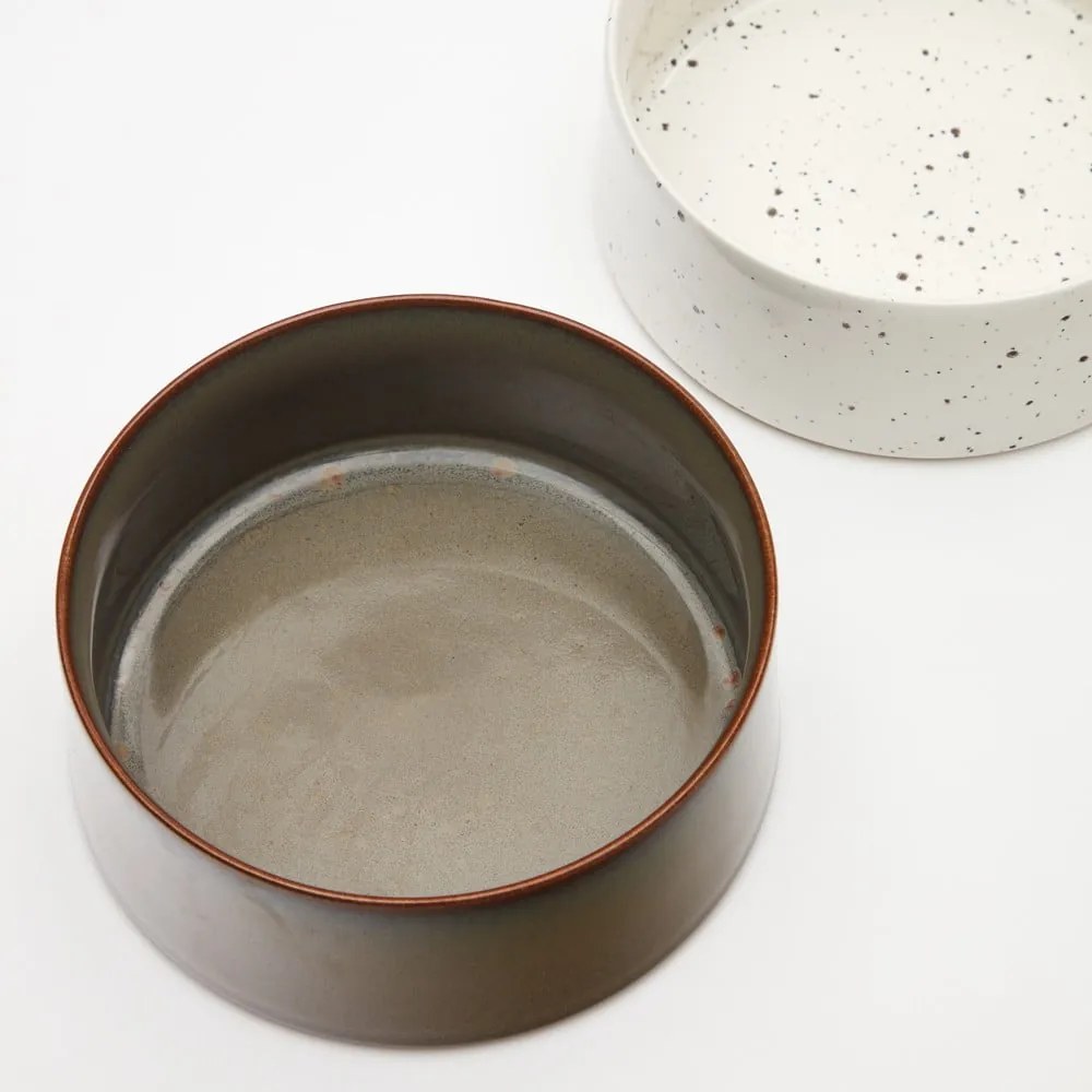 Kerámia kutyatálka szett 2 db-os ø 14 cm Dumbi - Kave Home