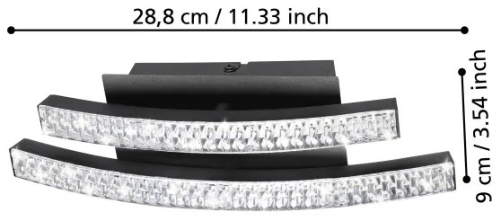 Eglo 99803 - LED fali lámpa LEJIAS LED/8W/230V