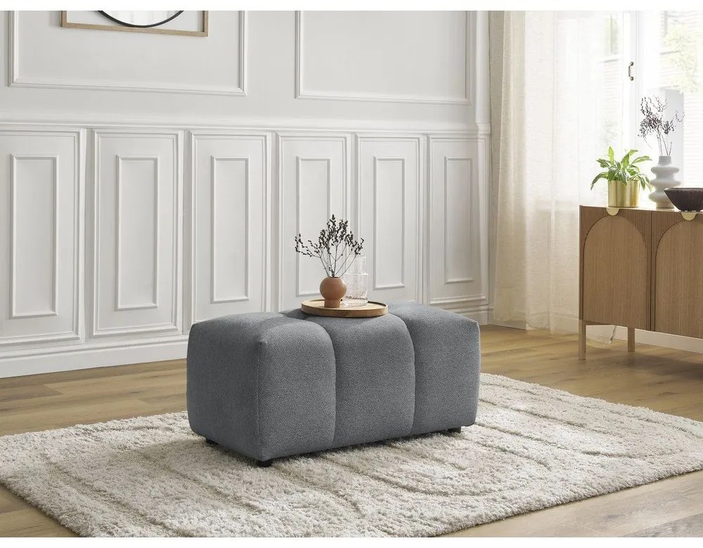 Szürke zsenília lábtartó Roxelane – Bobochic Paris