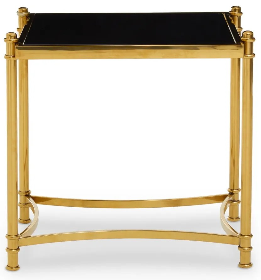 Tárolóasztal üveg asztallappal 50x56 cm Ackley – Premier Housewares