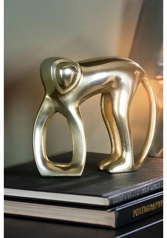 Fém szobor (magasság 15 cm) Monkey – PT LIVING