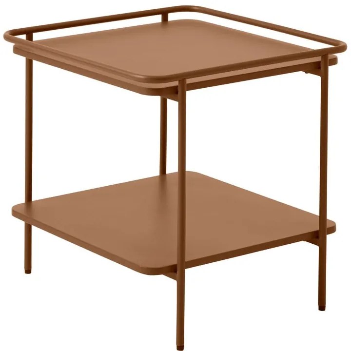 Fém tárolóasztal 45x45 cm Yuba – Unique Furniture
