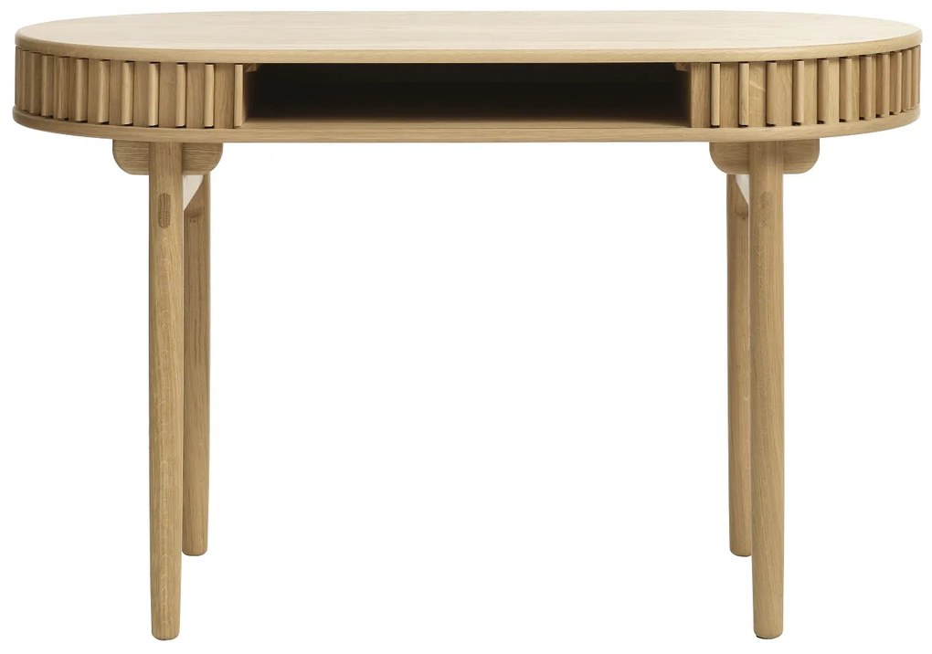 Design íróasztal Wally 120 cm természetes tölgy