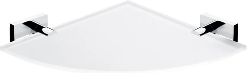 Nimco Keira sarok fürdőszobai polc, üveg, matt, Ke 22091RB-26
