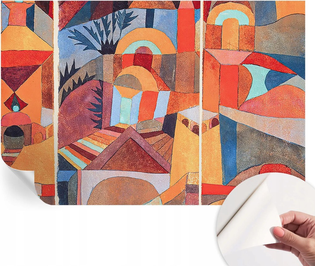 Fotótapéta Öntapadós Dekoratív tapéta Színes mozaik 104x70 cm