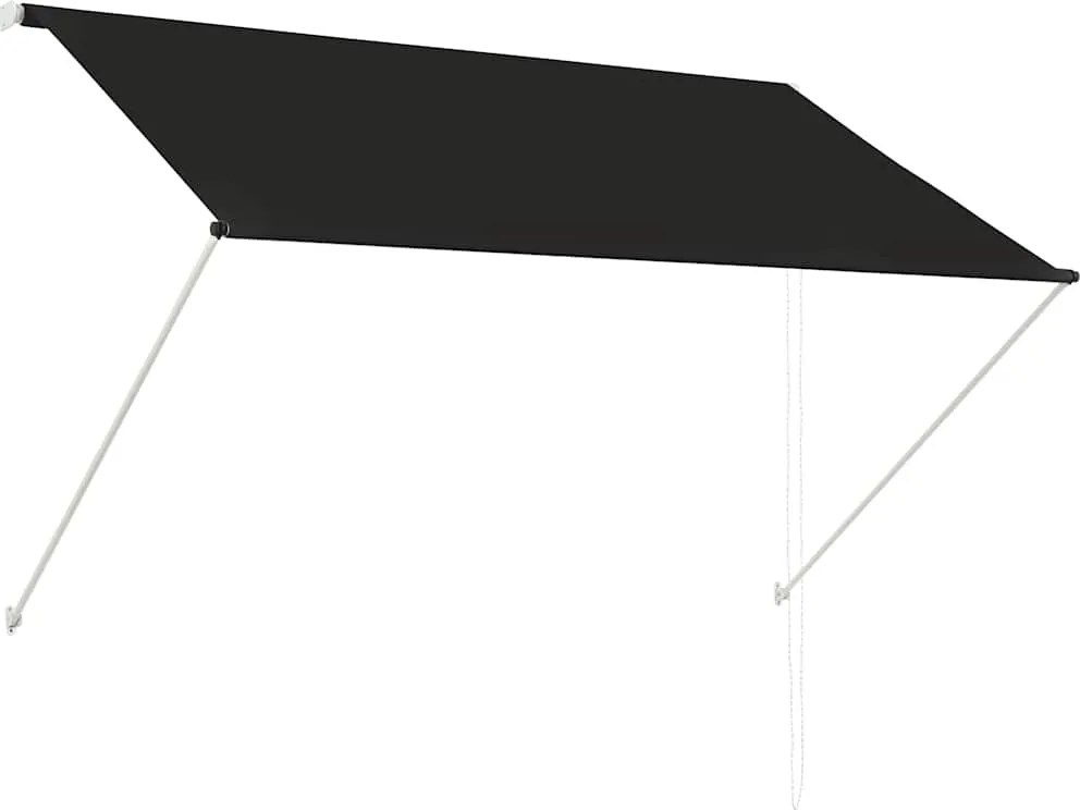 vidaXL feltekerhető antracitszürke napellenző 200 x 150 cm