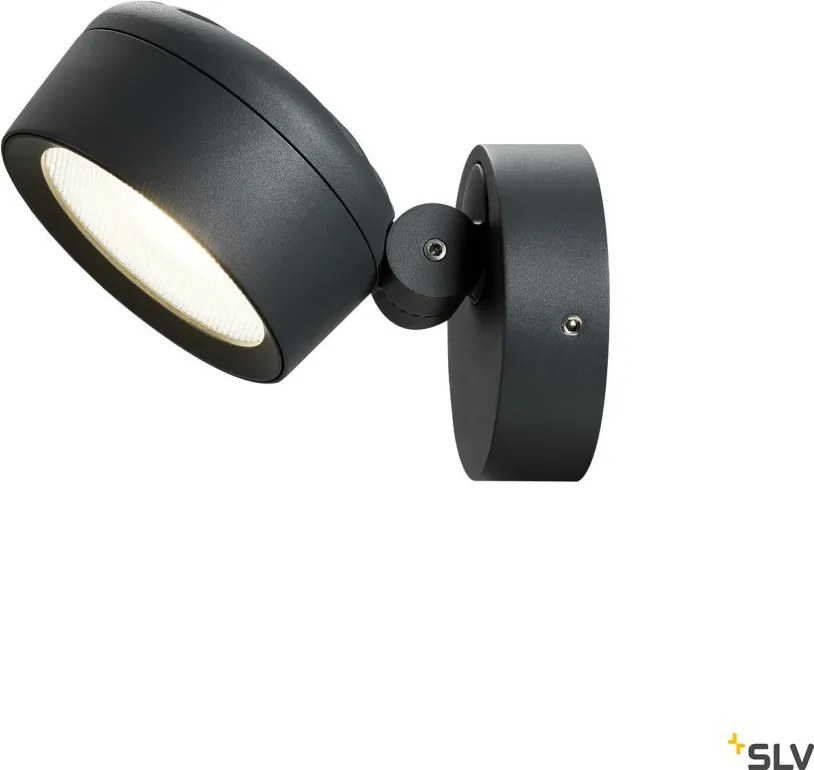 SLV 1002903 ESKINA Modern Kültéri Fali Lámpa Antracit LED IP65