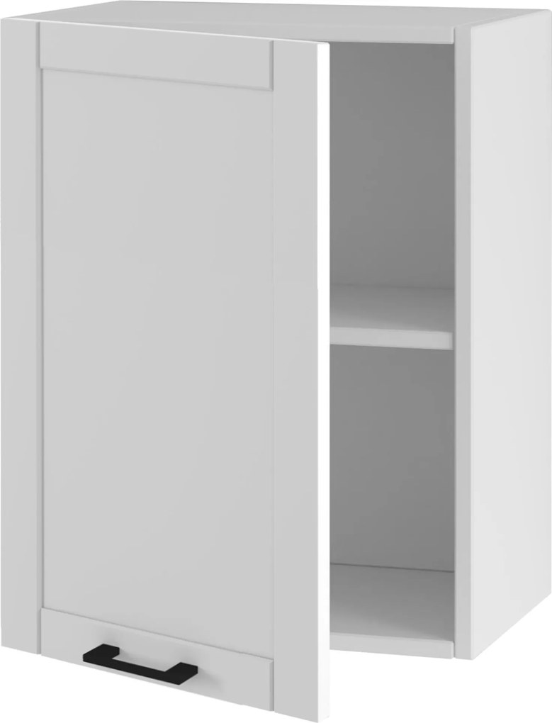 Konyhaszekrény felső 45-ös Keret fehér matt szett