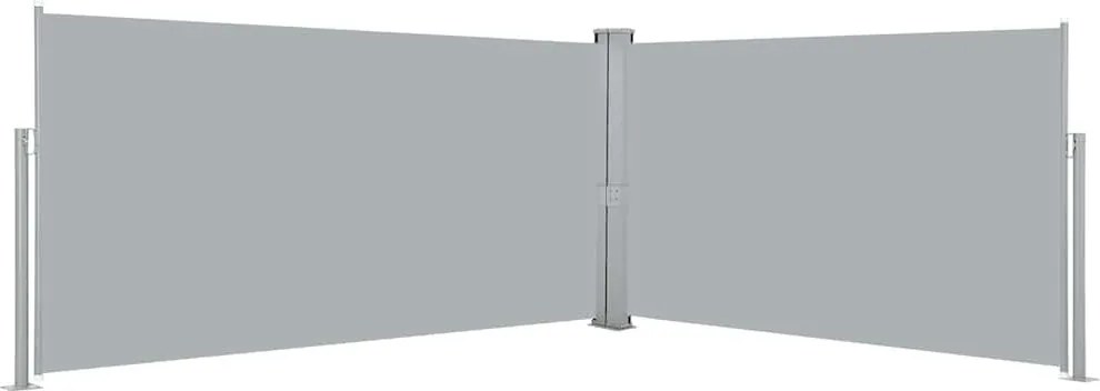 vidaXL összecsukható oldalsó napellenző 160x600 cm szürke