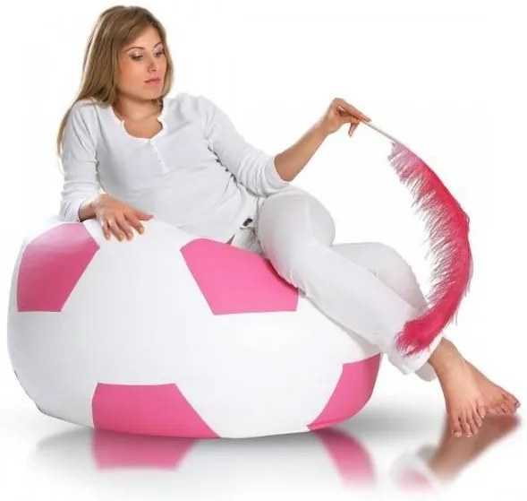 Babzsák labda sport l eco-bőr 325l TiaHome - rózsaszín