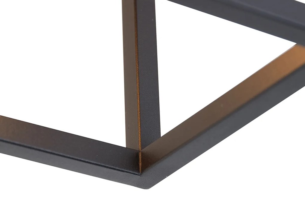 Okos mennyezeti lámpa fekete 99,5 cm 4 db Wifi A60 izzóval - Cage