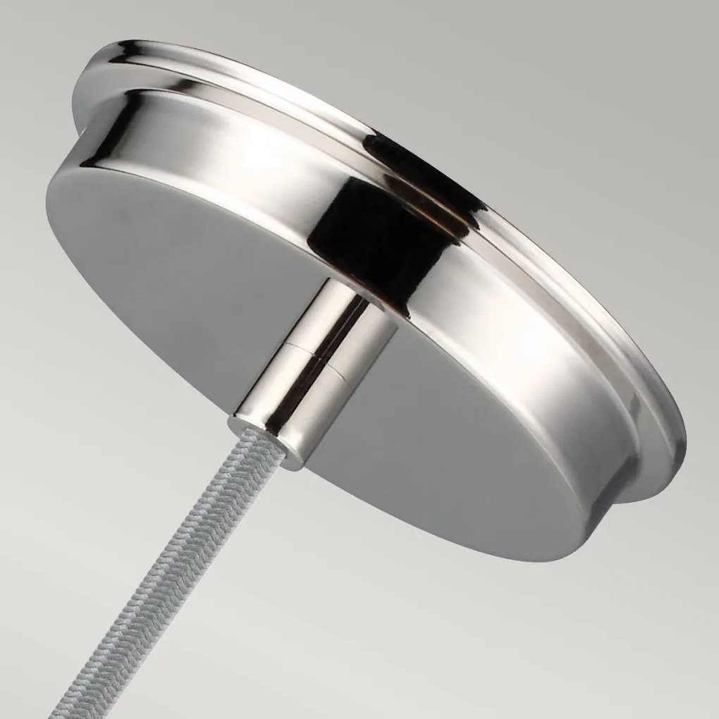 ELSTEAD FE-BASKIN-P-A-PN BASKIN Modern Függesztett Lámpa Nikkel E27 IP20