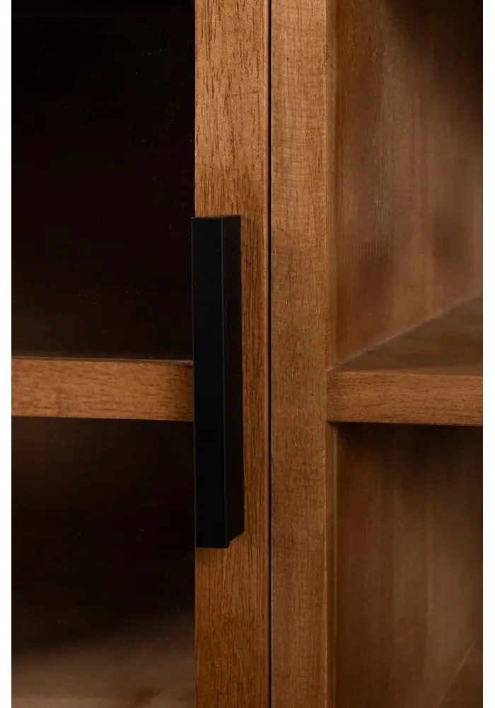 Natúr színű kaucsukfa TV-állvány 150x55x38 cm Yaz – White Label