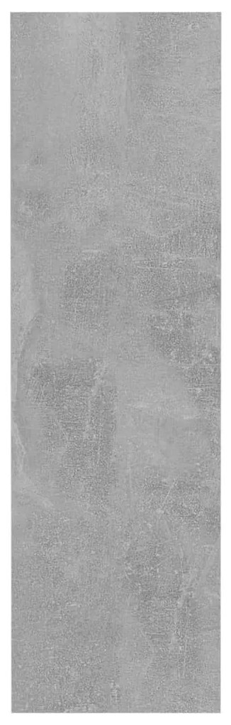 betonszürke forgácslap fali cipősszekrény 60 x 18 x 60 cm