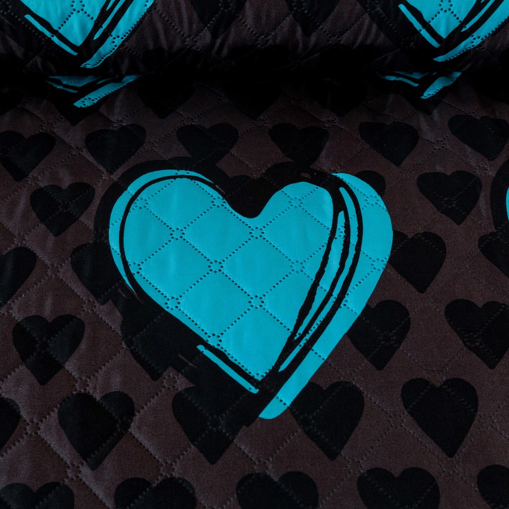 Ágytakaró KASUGA, türkiz Méret: 170 x 210 cm