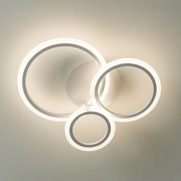 Brilagi - LED Dimmelhető felületre szerelhető csillár ORBITS LED/40W/230V 3000-6500K fehér + távirányító