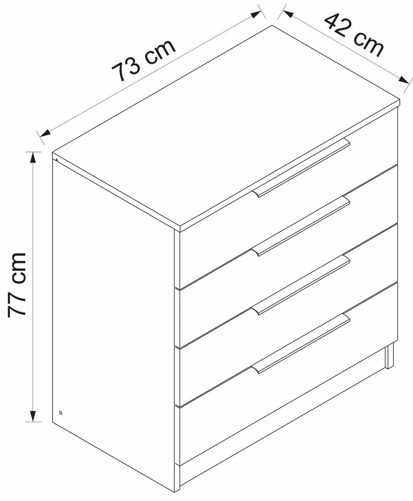 Komód Kale Plus - 7913