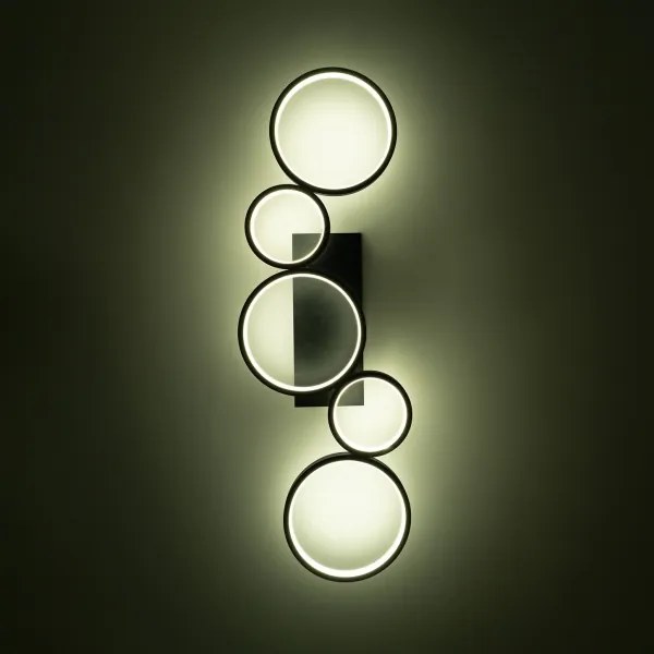 BRILAGI - LED dimmelhető mennyezeti lámpa RINGO LED/34W/230V fekete + távirányító