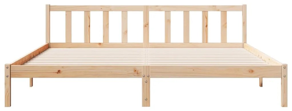 tömör fenyőfa extra hosszú ágykeret matrac nélkül 200 x 210 cm
