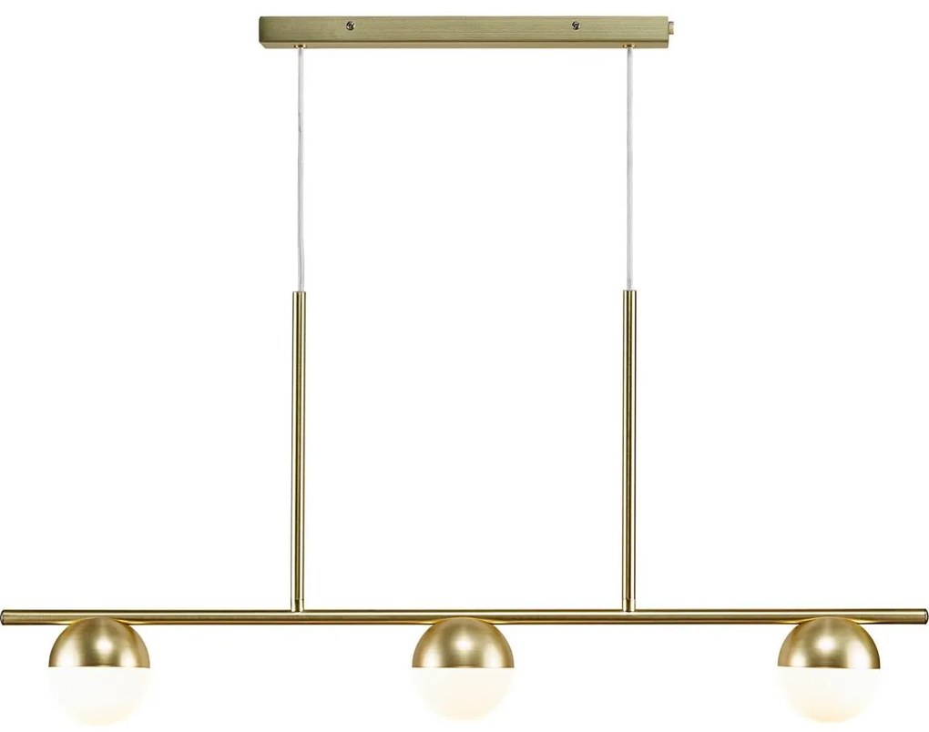 Nordlux - Csillár zsinóron CONTINA 3xG9/5W/230V réz