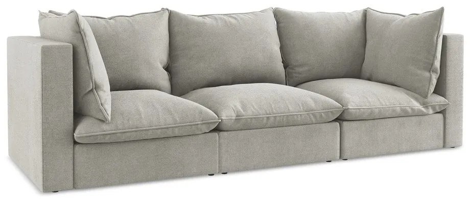 Világosszürke kanapé 255 cm Manao – Makamii